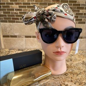 THE ROW LULU SUNGLASSES IN ACETATE UNISEX LENS NAVY